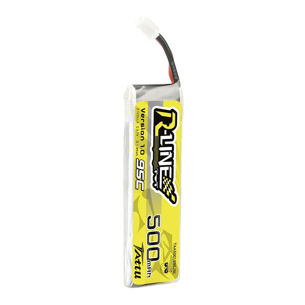 Tattu R-Line 500mAh 1S 95C batterie LiPo PH2.0