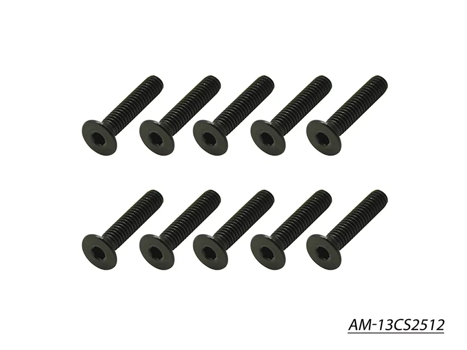 Arrowmax Screws AM-13CS2512 vis Allen fraisée M2.5x12 x10