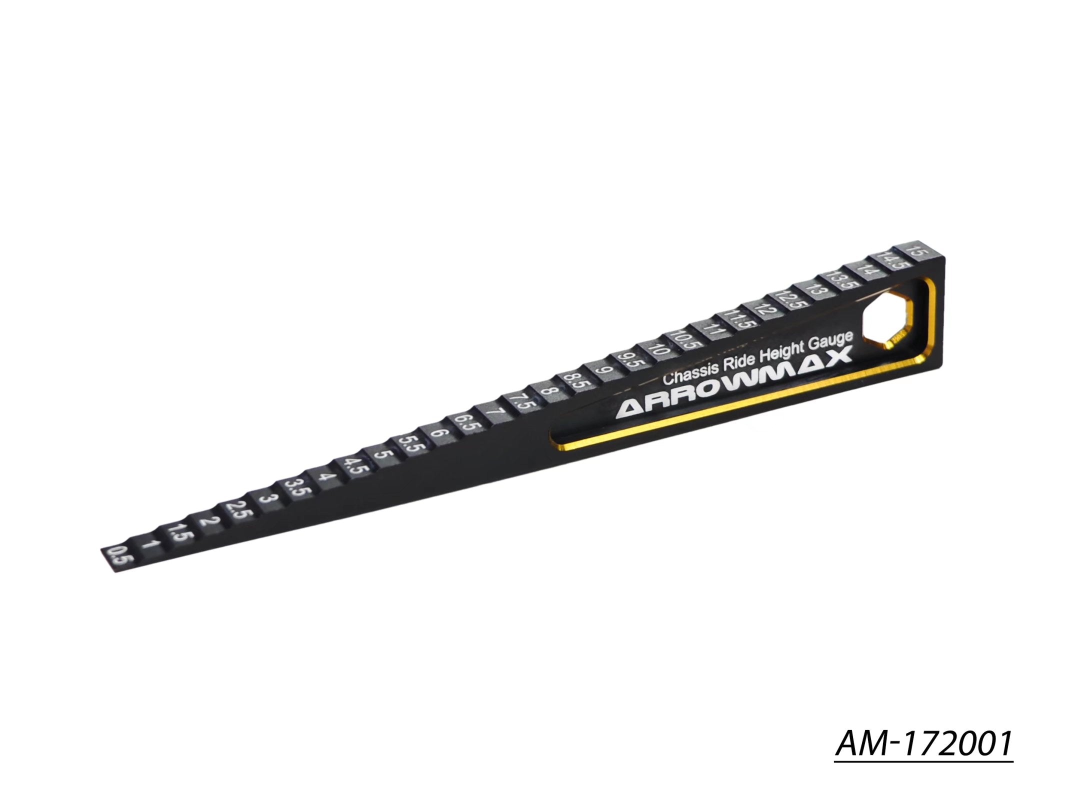 Arrowmax AM-172001 jauge garde au sol 0,5-15mm noire