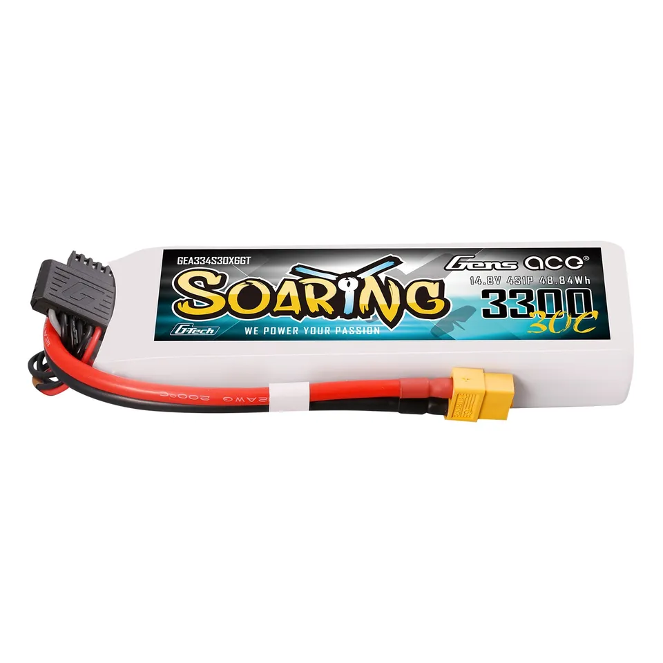 Gens Ace Air Classic 3300mAh 4S 30C Batterie Lipo XT60 planeur