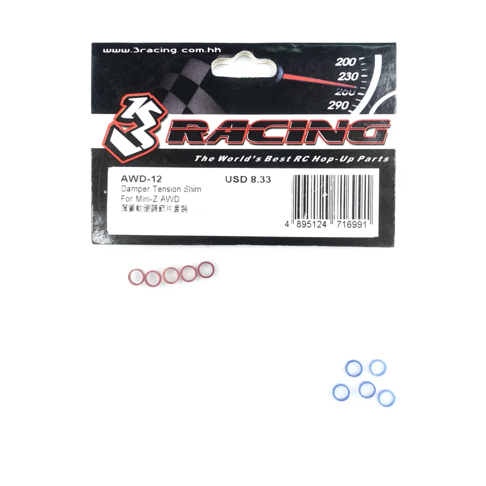 3Racing AWD-12 cale tension amortisseur Mini-Z AWD