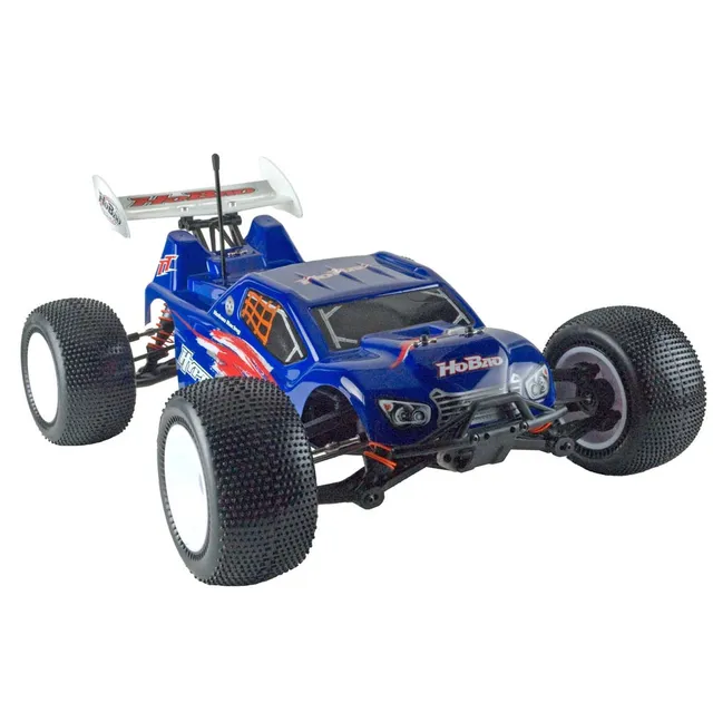 Hobao Hyper TT10E 1/10 voiture RC brushless bleue RTR
