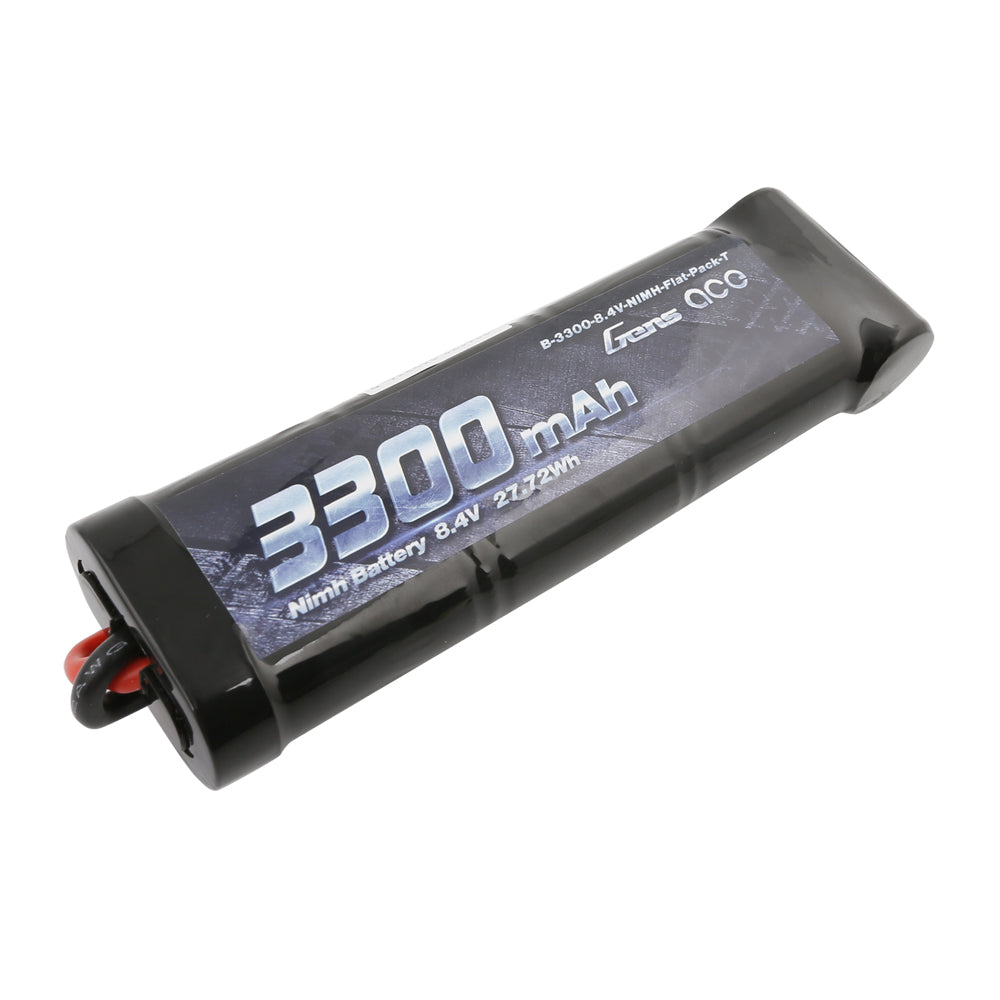 Gens Ace NiMH 3300mAh 8.4V batterie flat Deans 7S