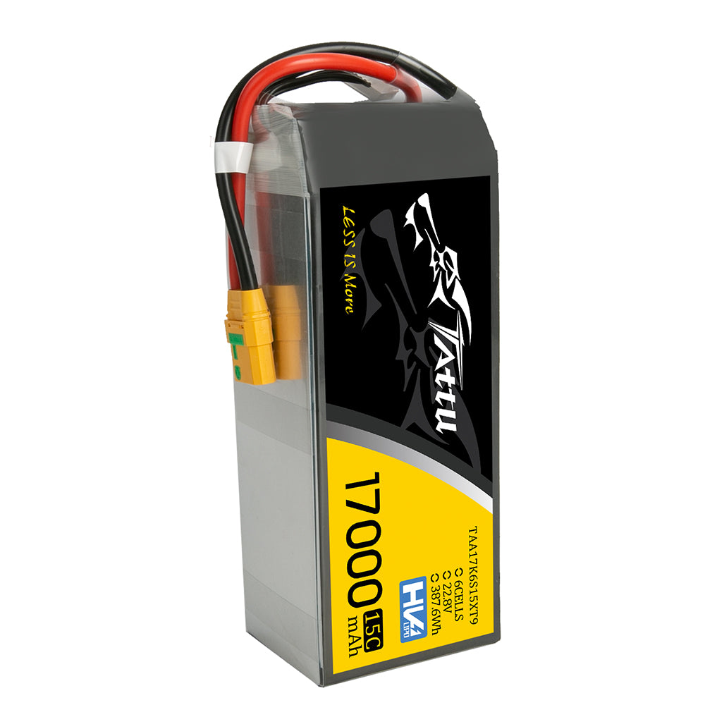 Tattu UAV Classic 17000mAh 6S batterie lipo HV XT90-S