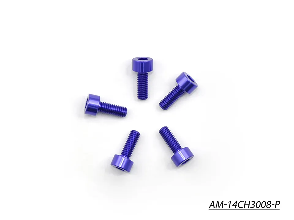 Arrowmax Screws AM-14CH3008-P vis alu M3x8 violette x5