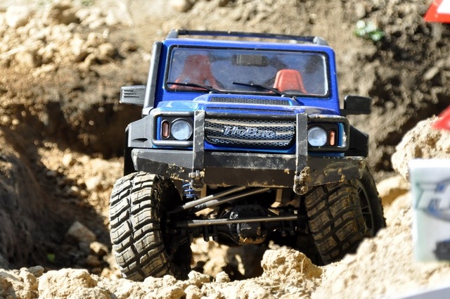 Hobao DC1E crawler RC 1/10 électrique bleu RTR