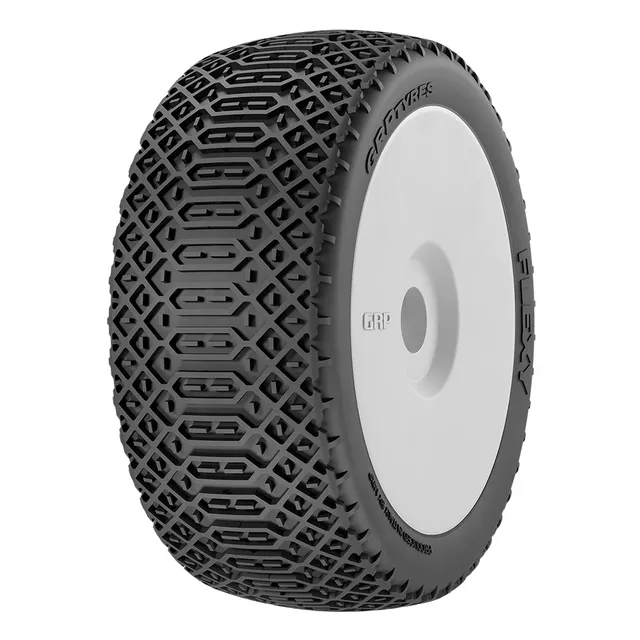 GRP 1:8 Buggy Flexy S35 pneu soft x2 blanc