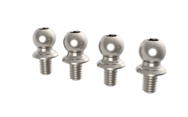 3Racing Cero SAK-C138/V2 Rotule Suspension Titane 4.5x5.2mm