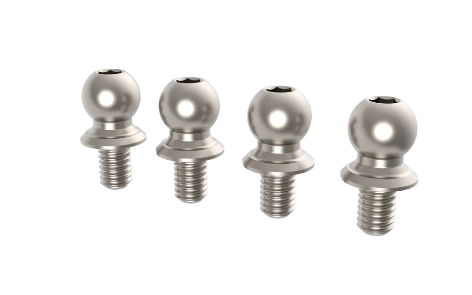 3Racing Cero SAK-C138/V2 Rotule Suspension Titane 4.5x5.2mm
