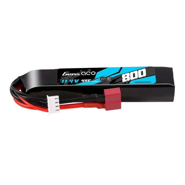 Gens Ace Airsoft 800mAh 3S 45C 11.4V Batterie Lipo Deans