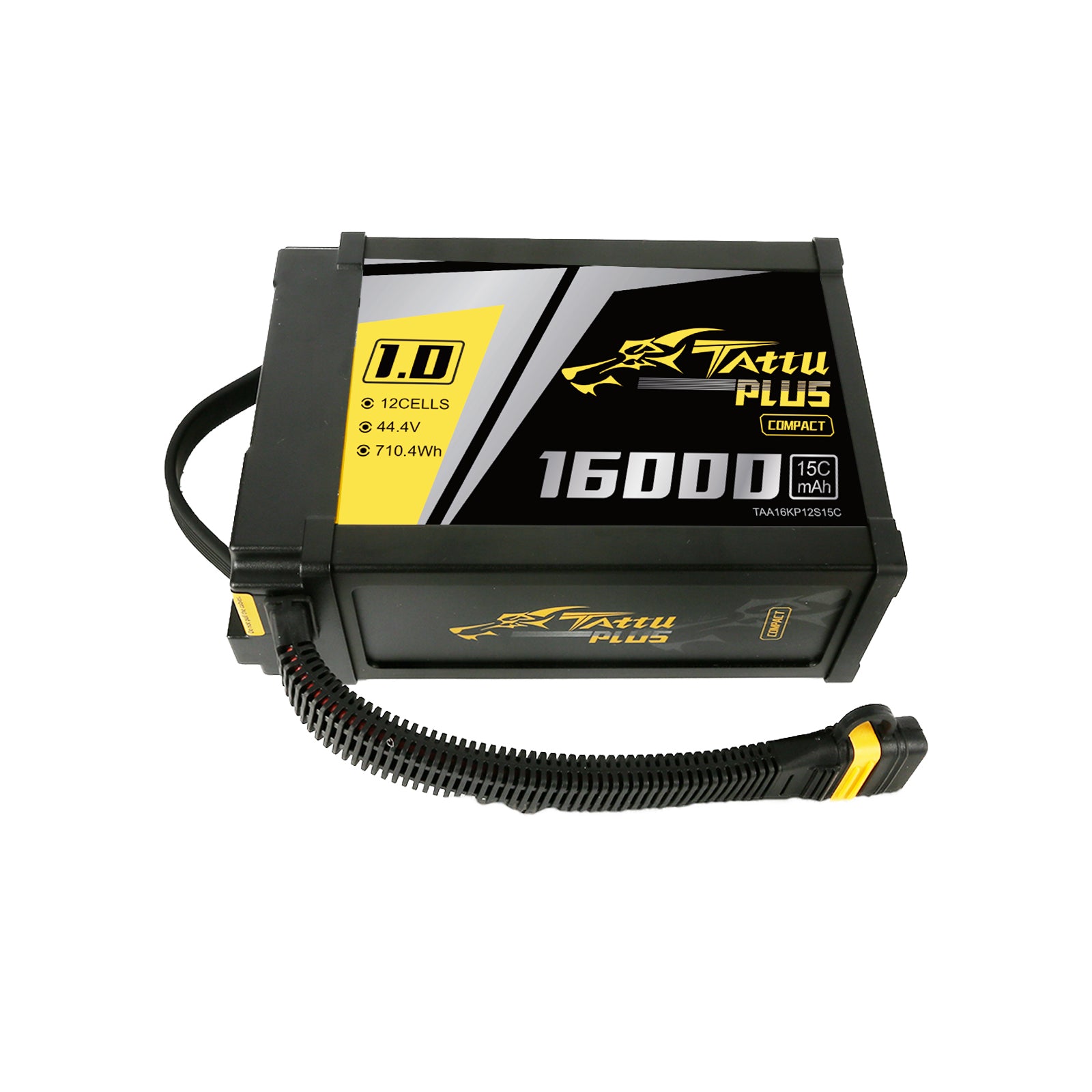 Tattu Plus 1.0 16000mAh 12S batterie LiPo AS150U 44,4V