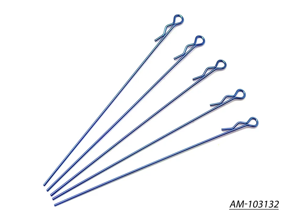 Arrowmax Body Clip AM-103132 Clip Carrosserie 1/10 Bleu x5