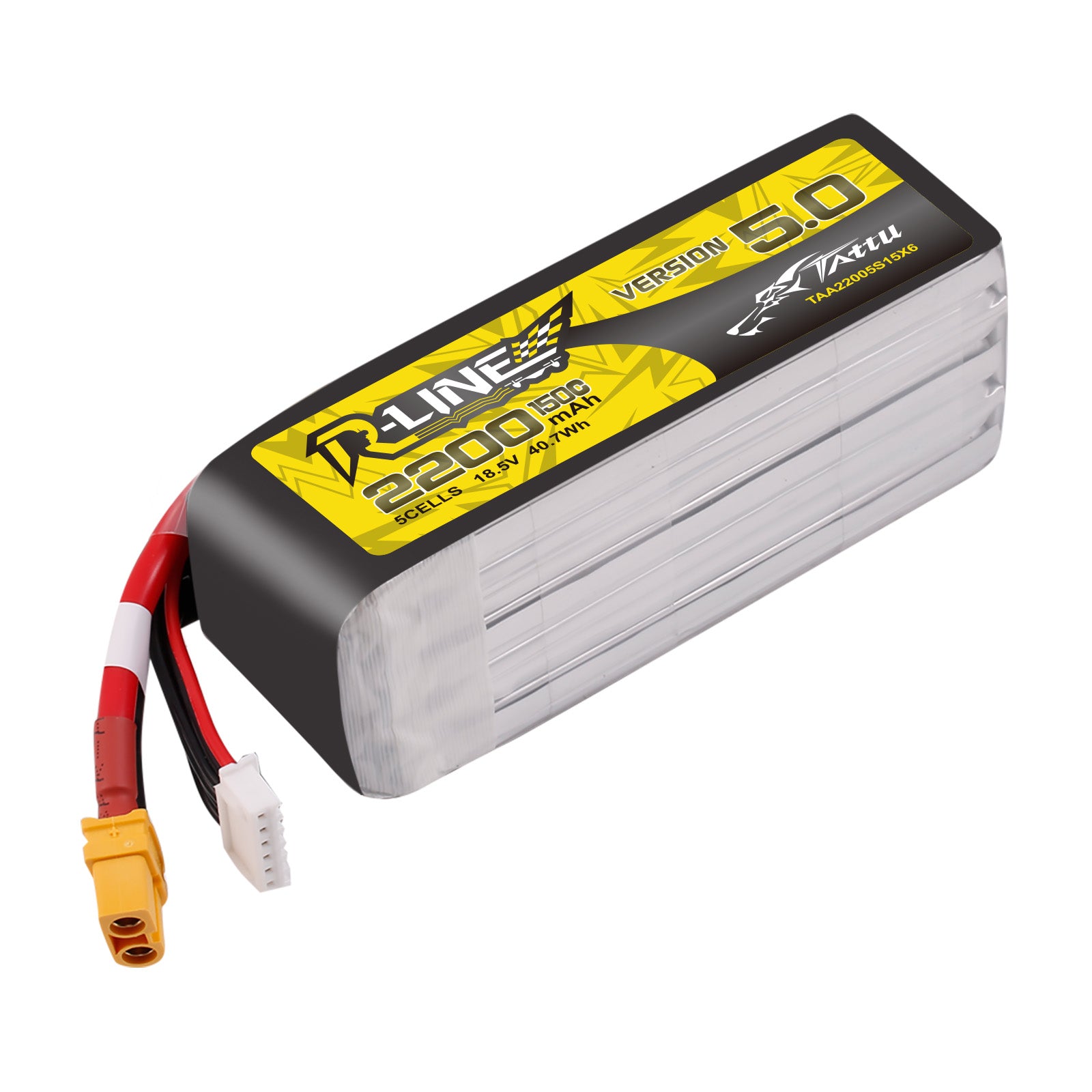 Tattu R-Line 2200mAh 5S 150C 18.5V batterie LiPo XT60U-F