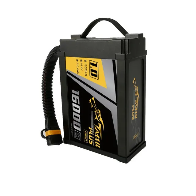 Tattu Plus 1.0 16000mAh 12S batterie LiPo AS150U 44,4V