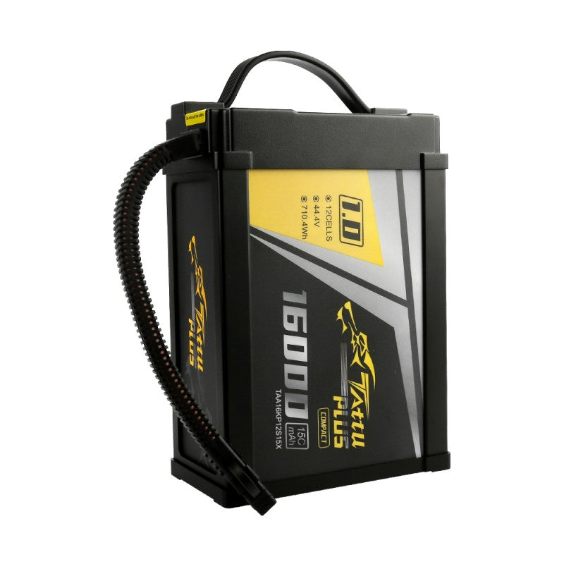 Tattu Plus 1.0 16000mAh 12S batterie LiPo XT90-S 44.4V