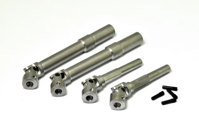 Hobao 230107 arbre central acier CNC avec coupelles x2