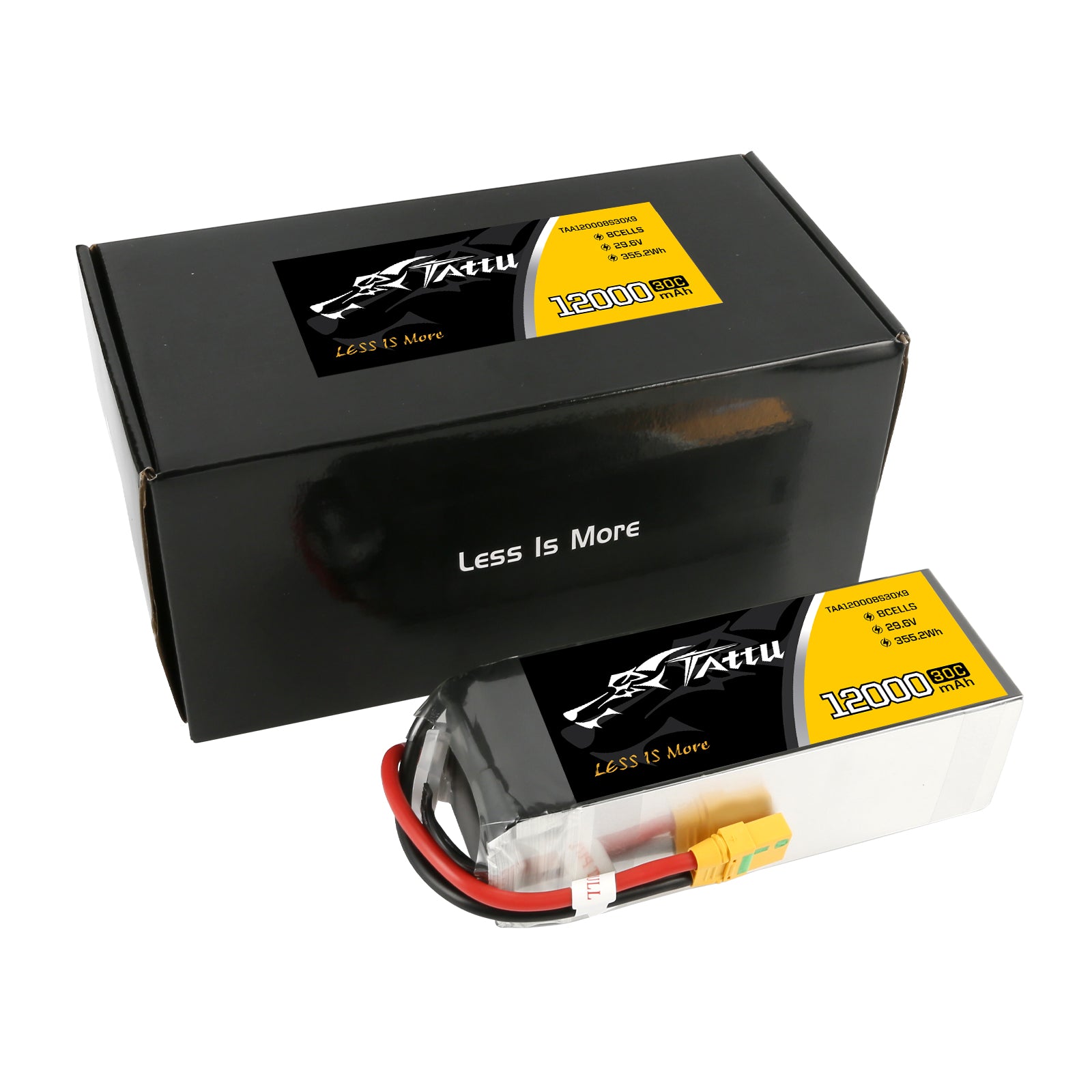 Tattu UAV Classic 12000mAh 8S batterie lipo 29.6V 30C XT90-S