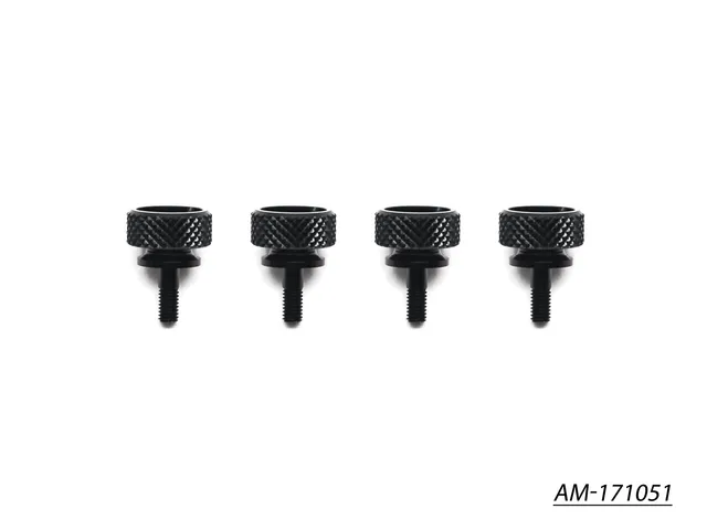 Arrowmax AM-171051 vis moletée setup station noir doré x4
