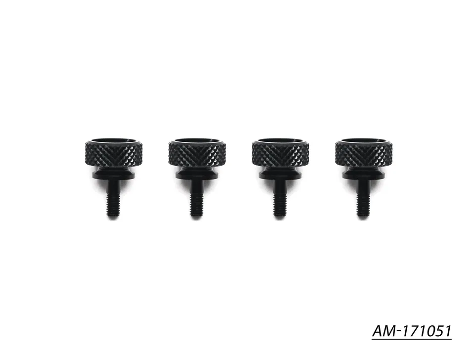 Arrowmax AM-171051 vis moletée setup station noir doré x4