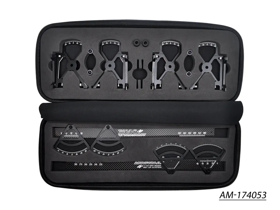 Arrowmax Setup AM-174053 Banc Réglage 4D 1/10 TT +Housse