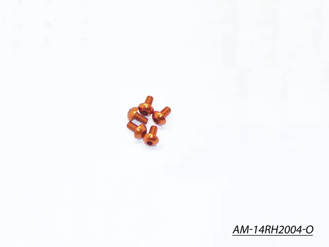 Arrowmax Screws AM-14RH2004-O vis alu M2x4 orange lot 5
