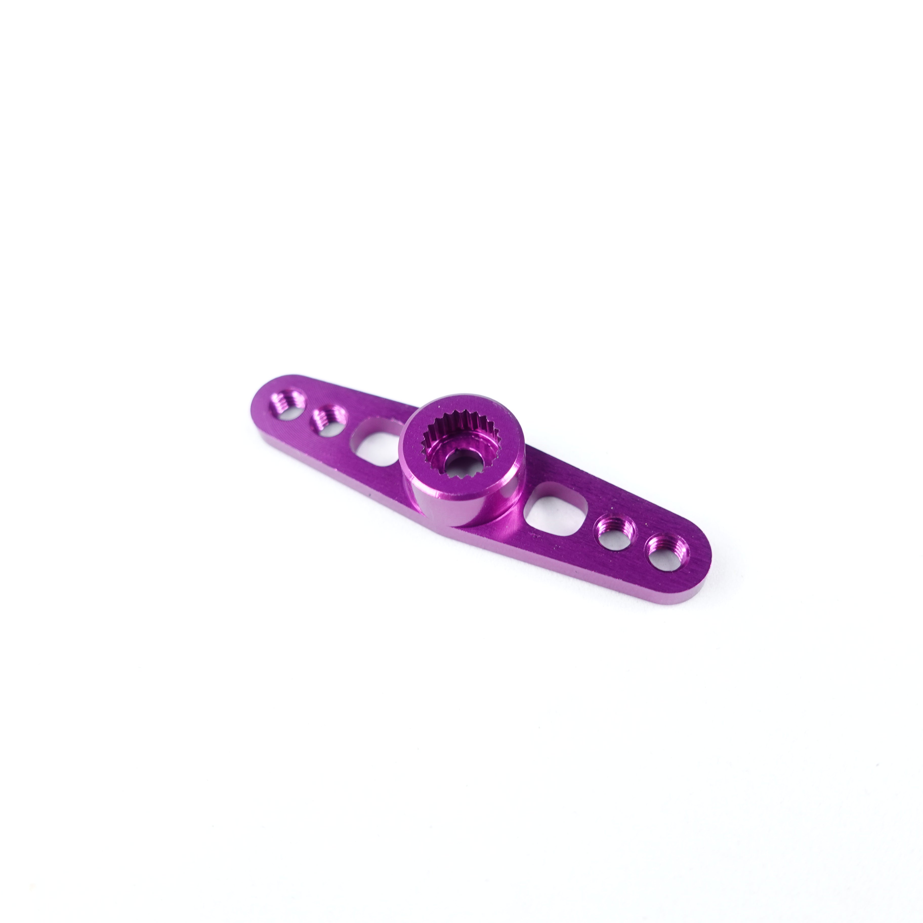 3Racing PARTS palonnier servo alu double argent 3mm