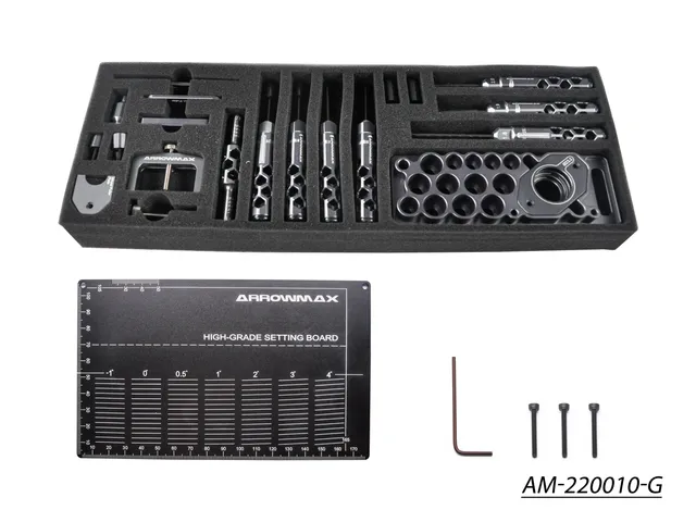 Arrowmax Tools Set AM-220010-G outils Mini 4WD 1/32 gris