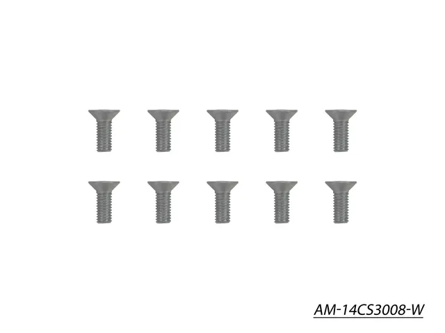 Arrowmax Screws M3x8 Tungsten vis Allen x10