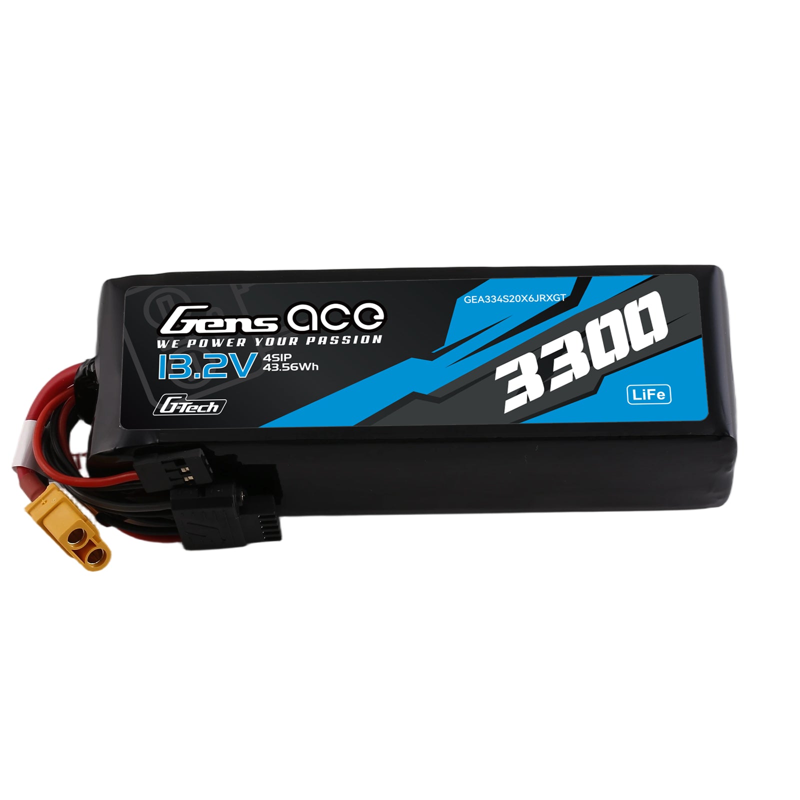 Gens Ace TX/RX 3300mAh 4S batterie LiFe 13,2V XT60