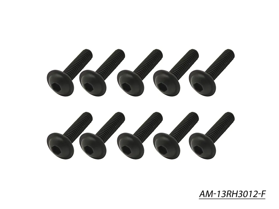 Arrowmax Screws AM-13RH3012-F vis M3x12 tête ronde lot 10