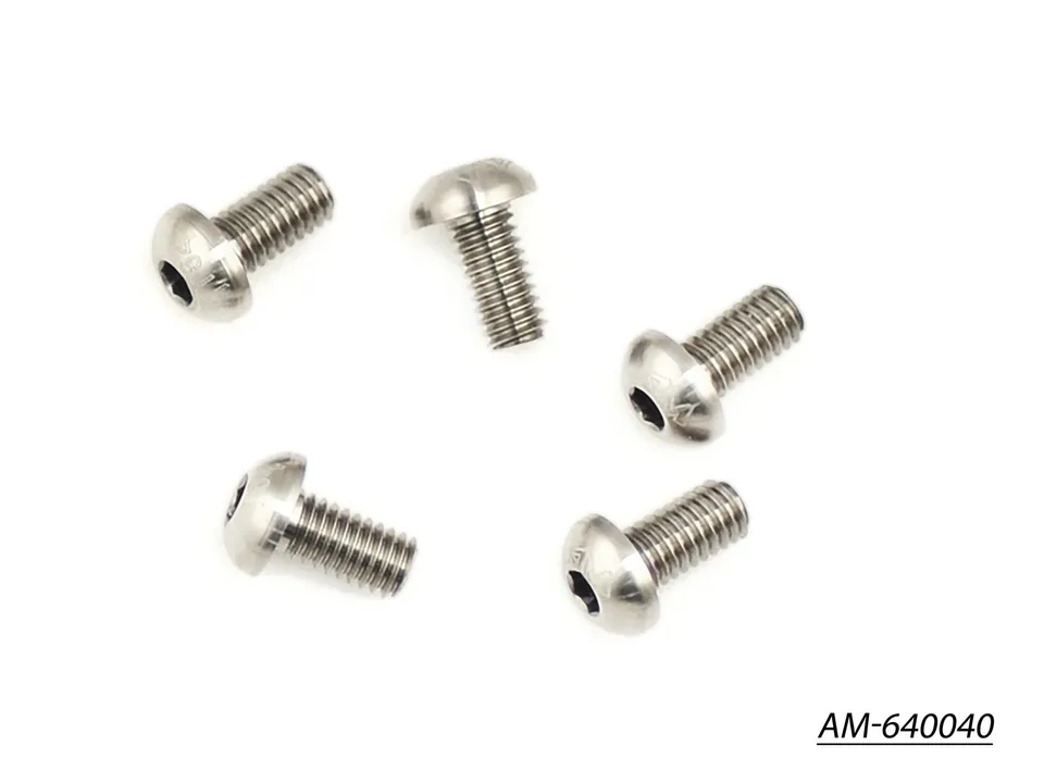 Arrowmax 64 Vis Titane M4x8 Tête Ronde (x5) AM-640040
