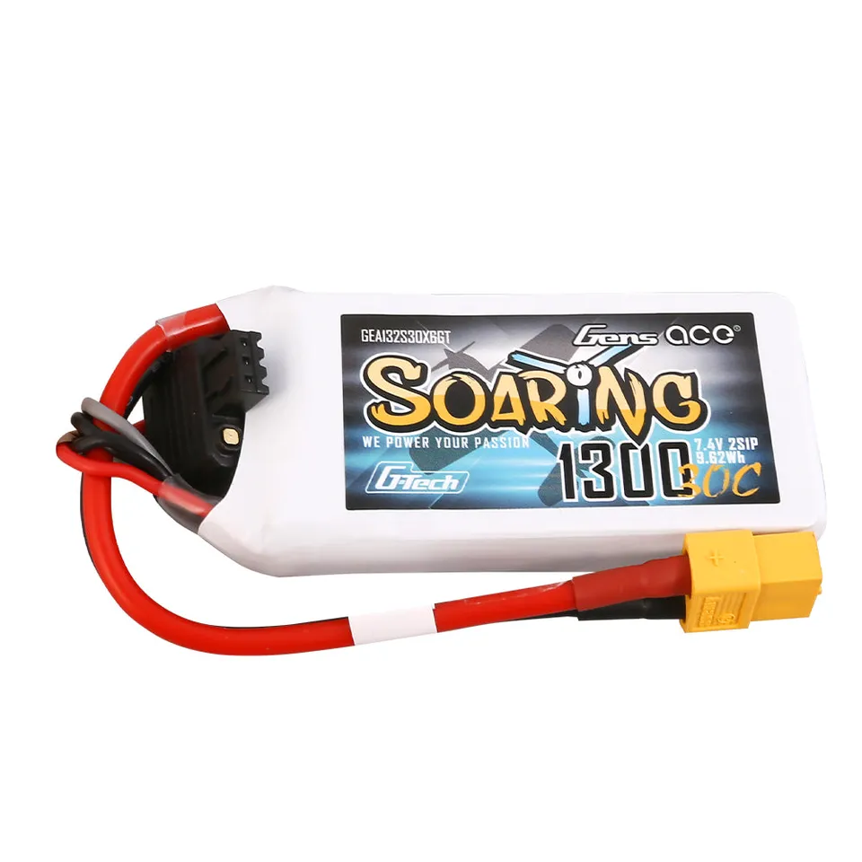 Gens Ace Air Classic 1300mAh 2S 7.4V batterie avion XT60