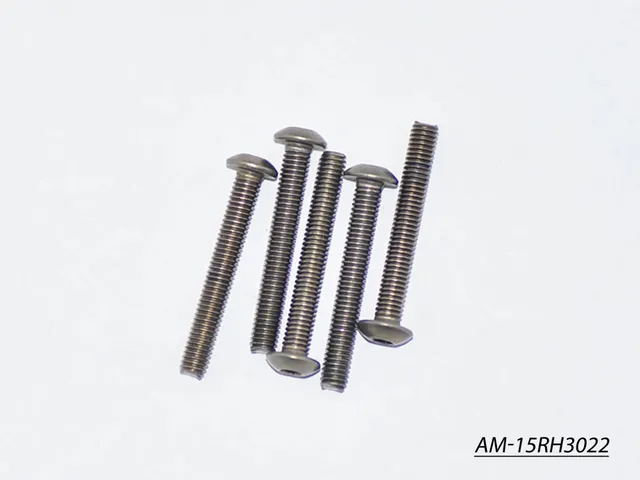 Arrowmax Screws AM-15RH3022 vis titane M3x22 x5 tête ronde