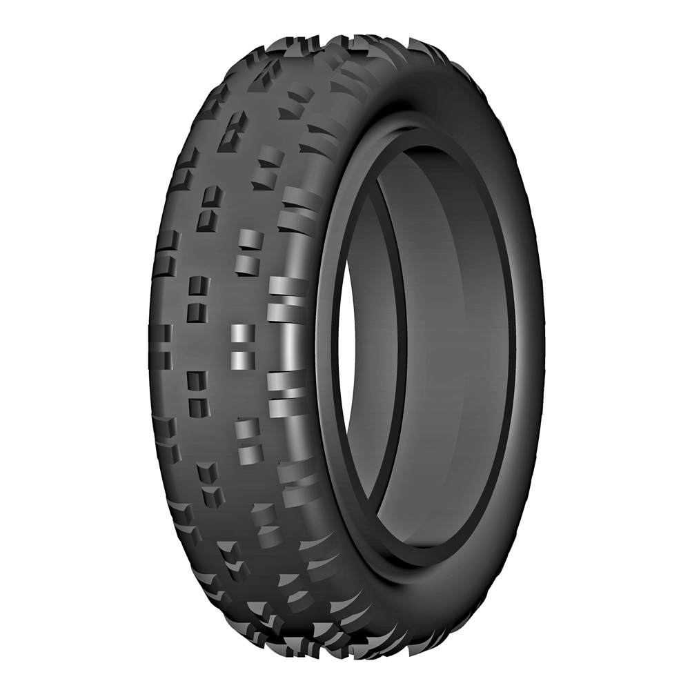 GRP GN10C pneu buggy 1/10 avant moquette gomme C paire