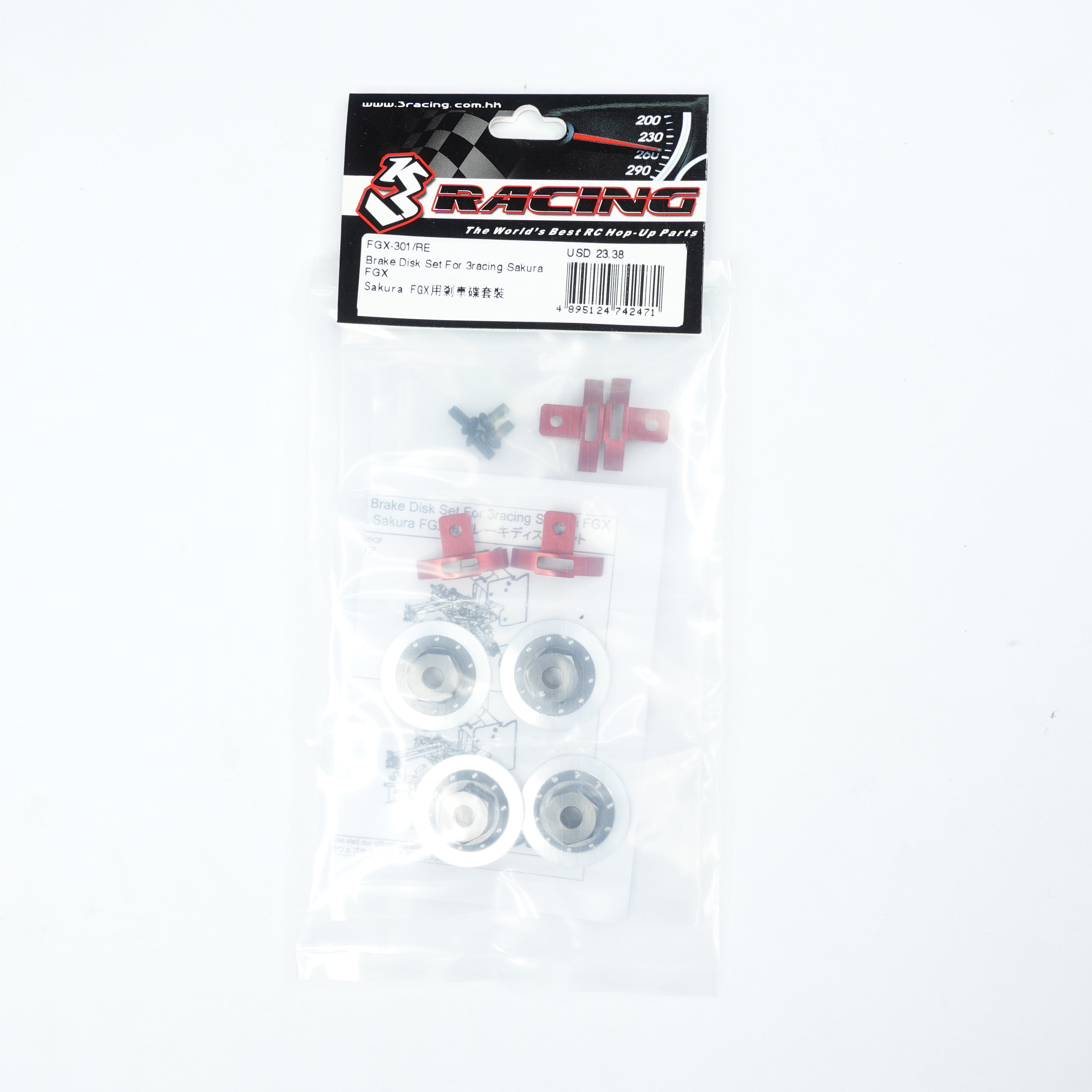 3Racing Sakura FGX-301/RE Kit Disques Frein FGX