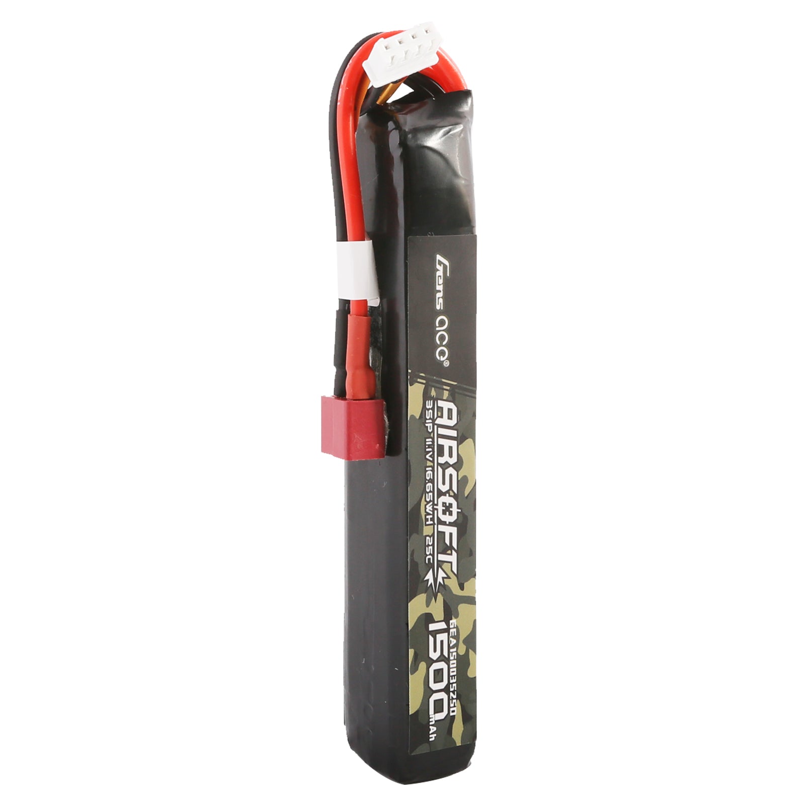 Gens Ace Airsoft Battery 1500mAh 3S batterie lipo 11,1V Deans
