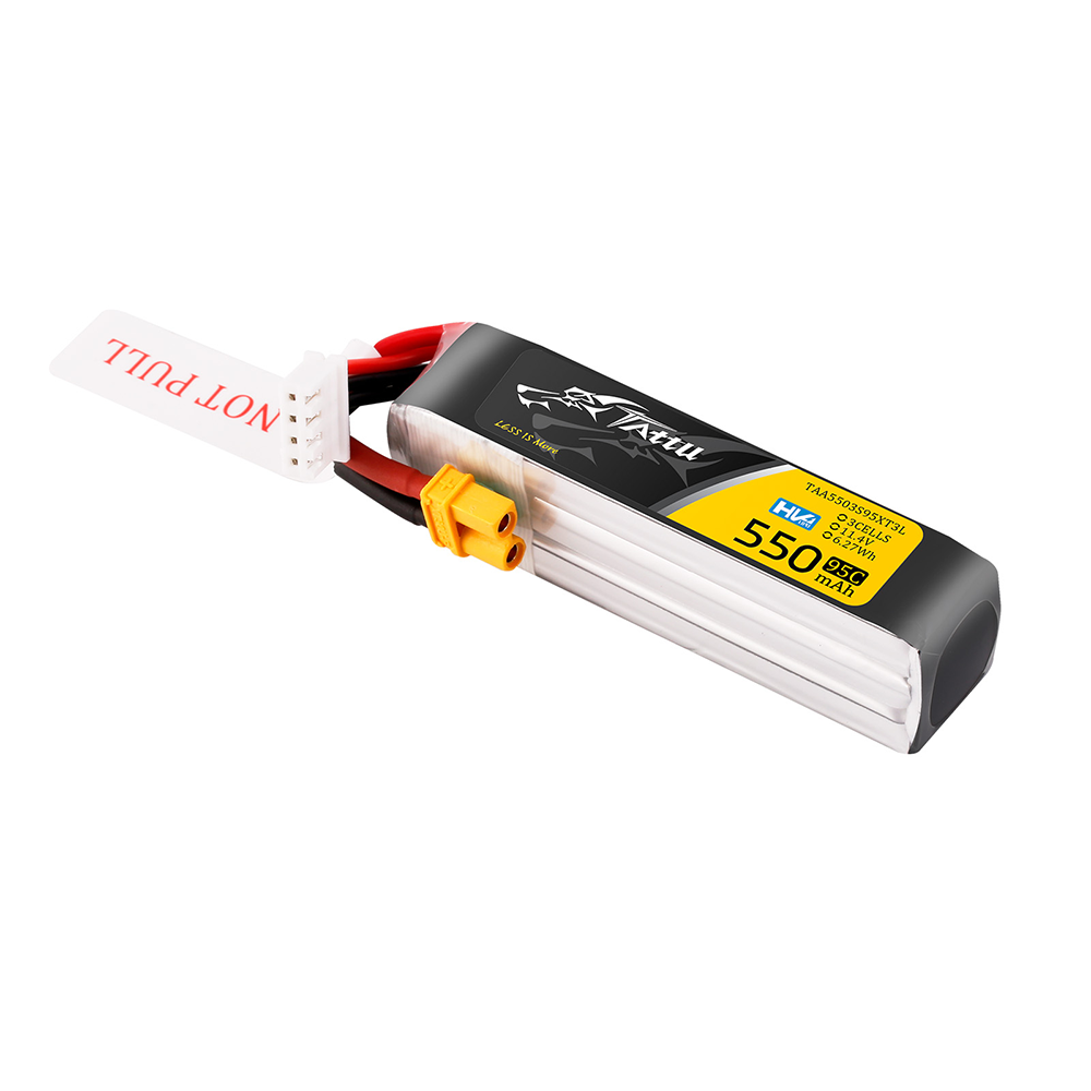 Tattu 550mAh 3S 95C batterie LiPo HV XT30 11,4V