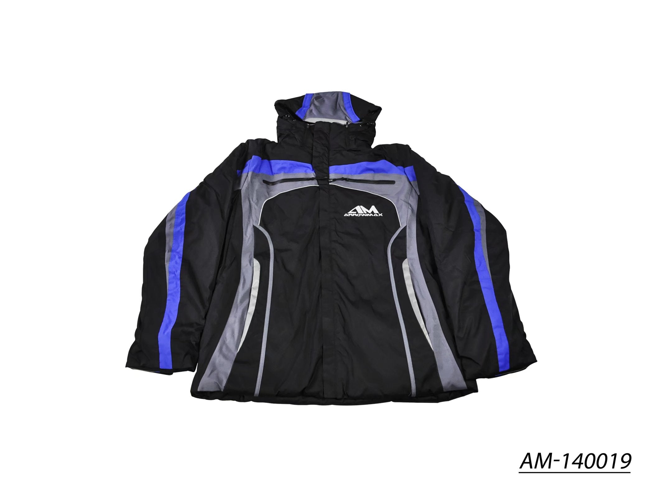 Arrowmax Veste Hiver AM-140019 Noire Bleue Capuche 2XL