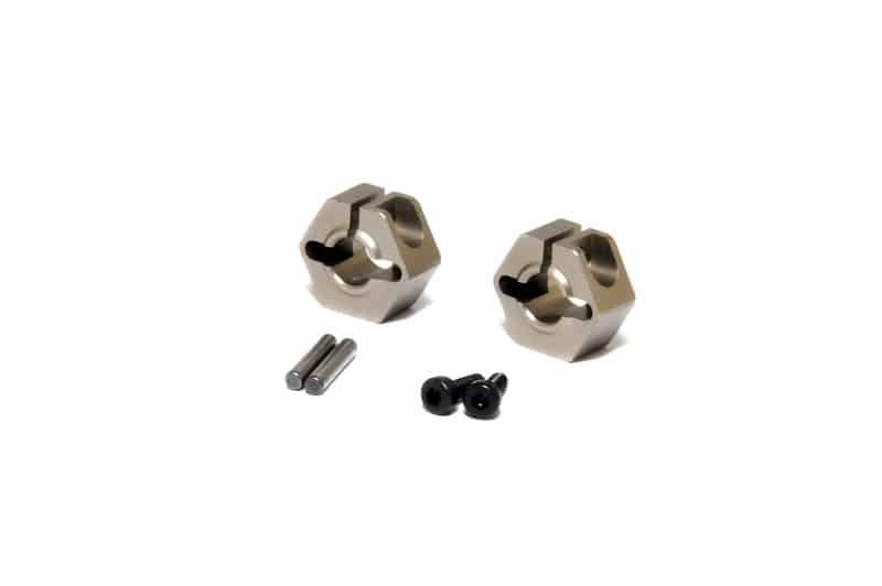 Hobao Upgrades OP1-0076 hexagone roue arrière alu +1mm TT 2.0