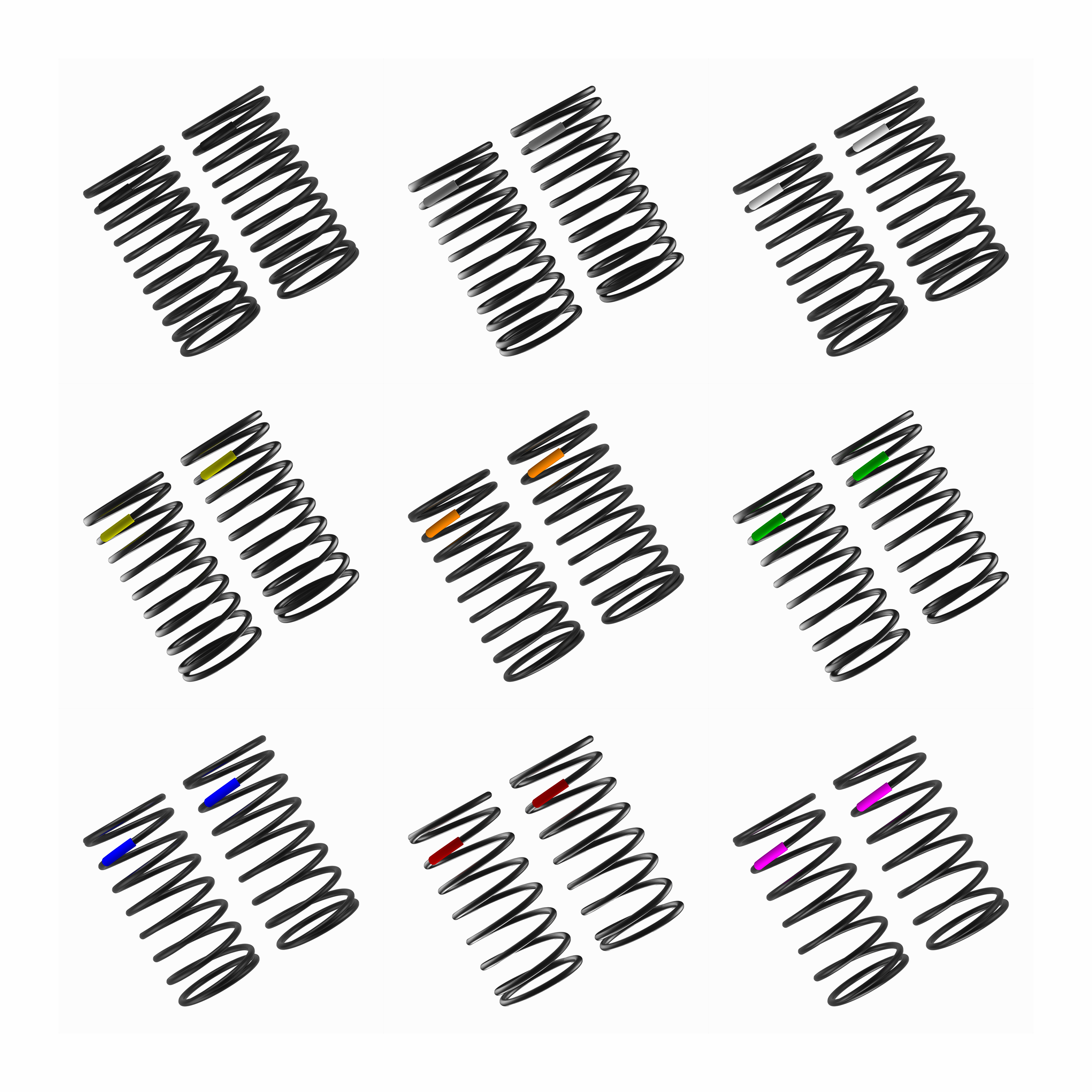 3Racing Sakura SAK-D651 Set Ressorts Amortisseurs D6
