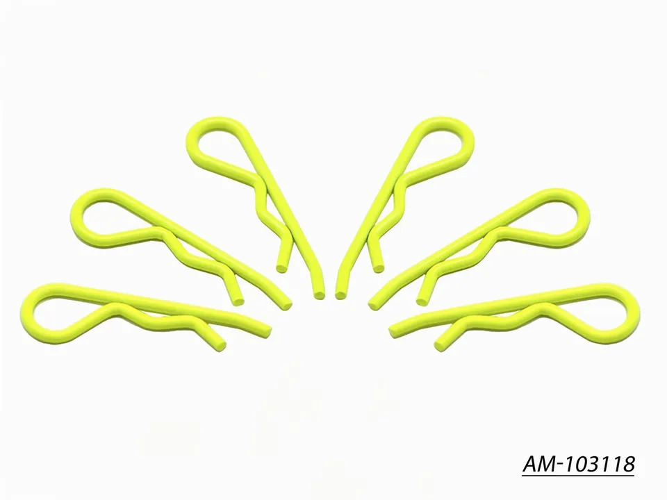 Arrowmax Body Clip clips carrosserie 1/8 jaune fluo x6