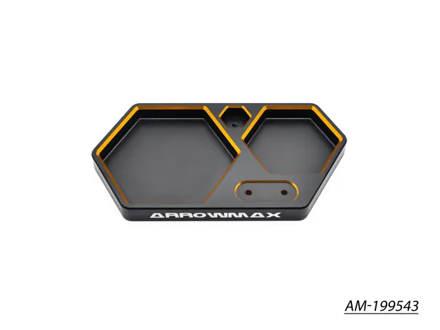 Arrowmax AM-199543 Honeycomb support lampe stand noir doré