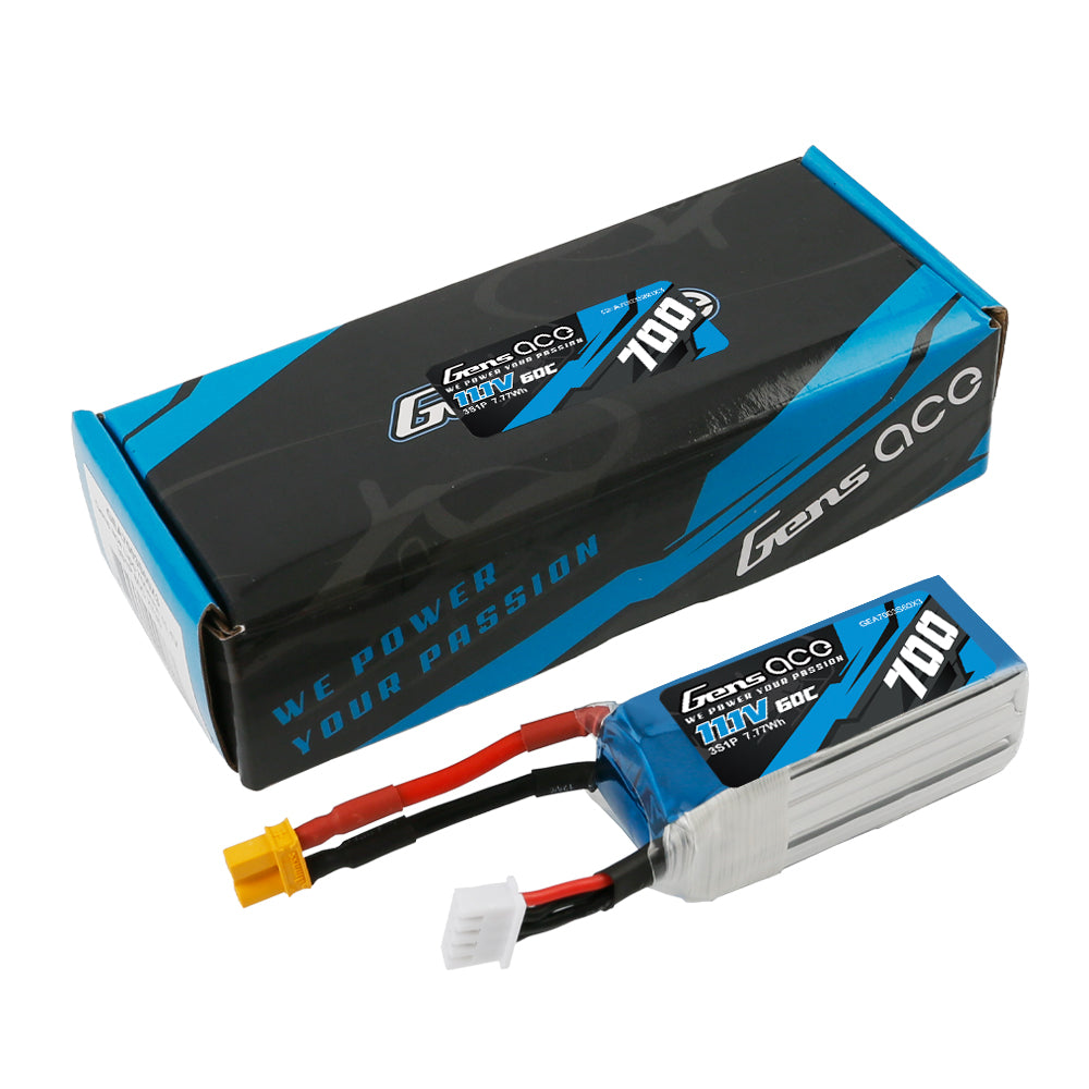 Gens Ace Air Classic 700mAh 3S batterie LiPo 11,1V XT30