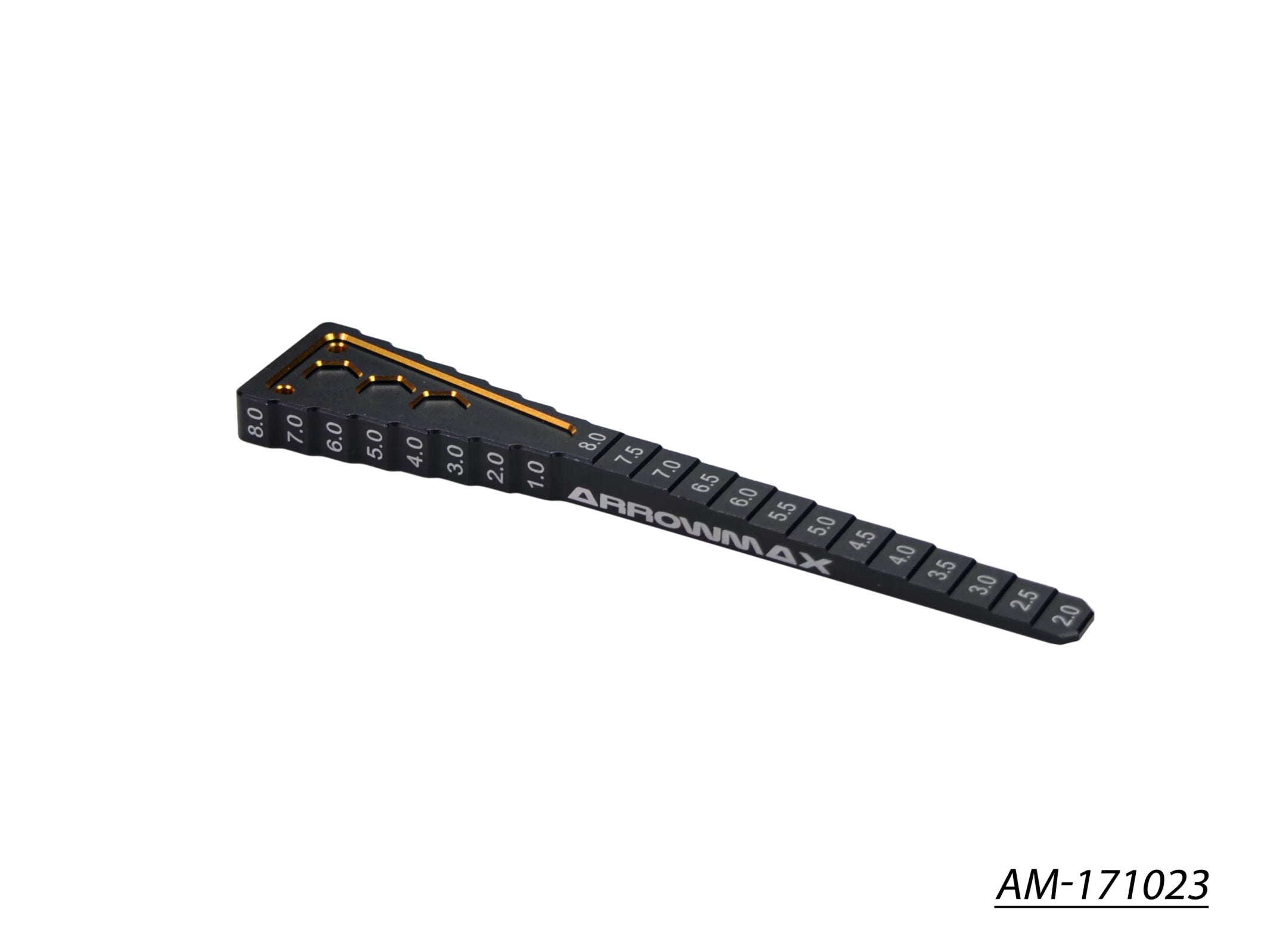 Arrowmax Setup Gauge AM-171023 jauge droop TC noir doré