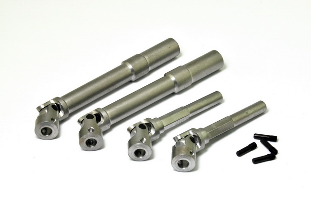 Hobao 230107 arbre central acier CNC avec coupelles x2