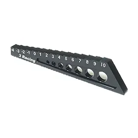 3Racing Tools ST-004 jauge droop -4 à 10 mm noire