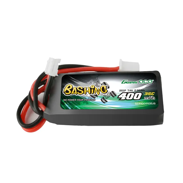 Gens ace Bashing 400mAh 2S batterie lipo SCX24 JST-PHR