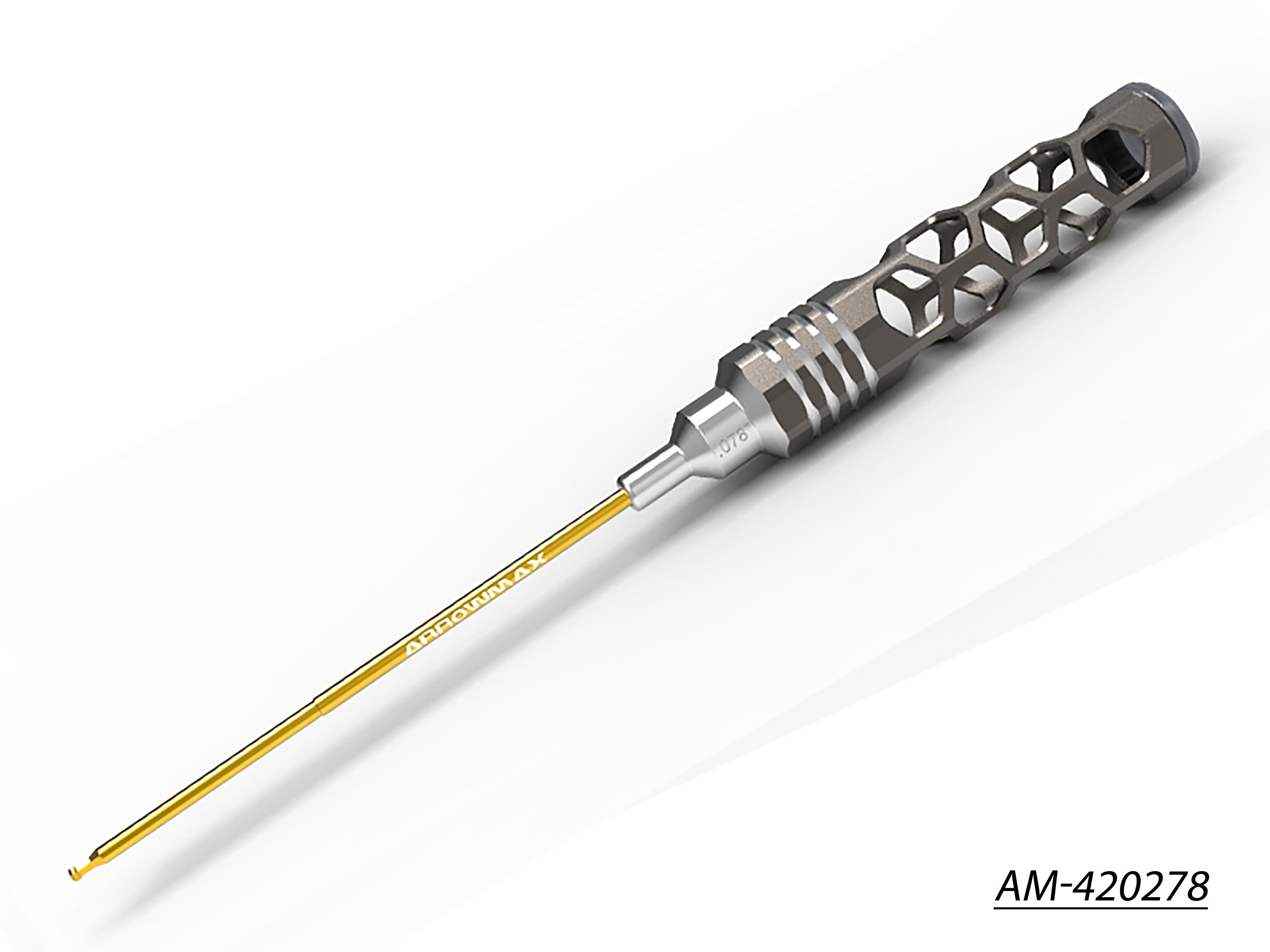 Arrowmax Silver Honeycomb clé Ball Driver hex 120mm