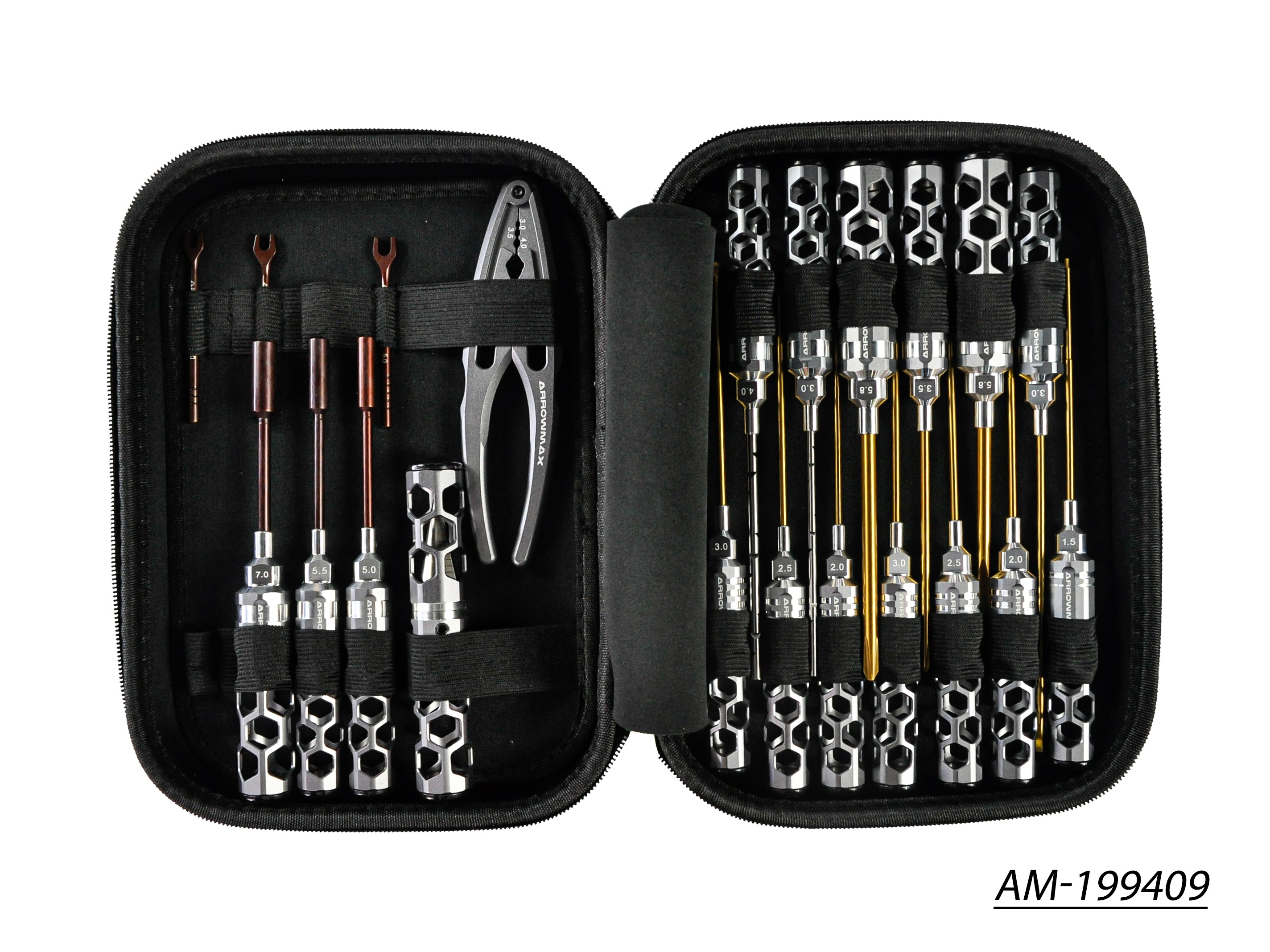 Arrowmax Tools Set AM-199409 kit outils 21 pièces avec sac