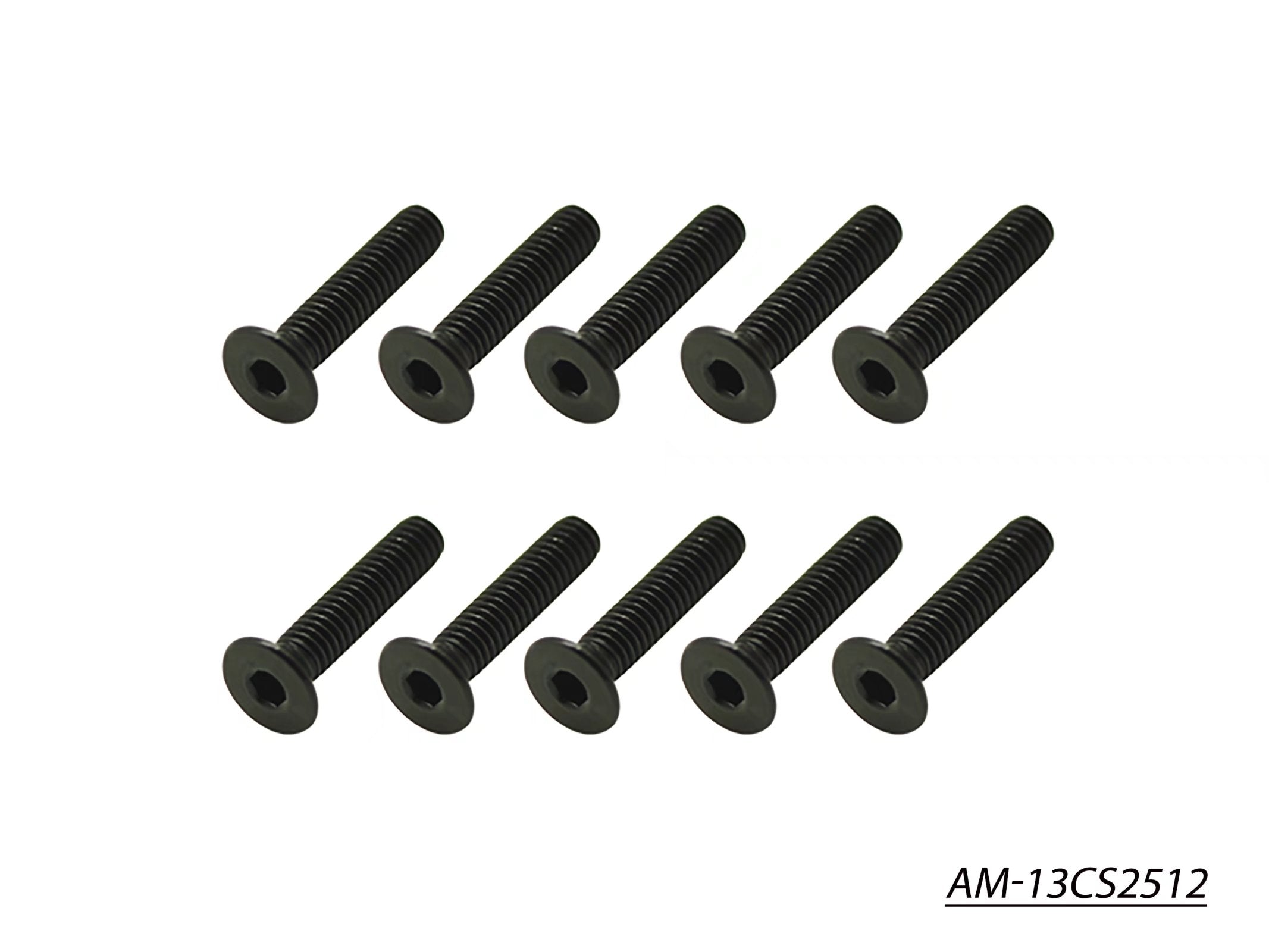 Arrowmax Screws AM-13CS2512 vis Allen fraisée M2.5x12 x10
